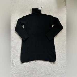 NEW with tags Topshop black sweater dress or long sweater - size 4-6 or Small